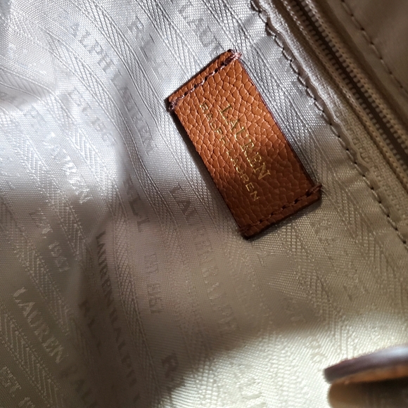 Lauren Ralph Lauren Millbrook Backpack Brown - Picture 14 of 15